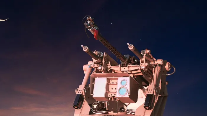 Hệ thống Sky Sentinel được trang bị súng máy M2 Browning. Ảnh: UNITED24