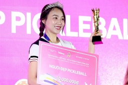 Diễn viên Hồng Loan giành giải Người đẹp pickleball, tập 1 tháng đã có danh hiệu