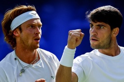 Trực tiếp tennis Rublev - Alcaraz: "Tiểu Nadal" không thể chủ quan (Wimbledon)