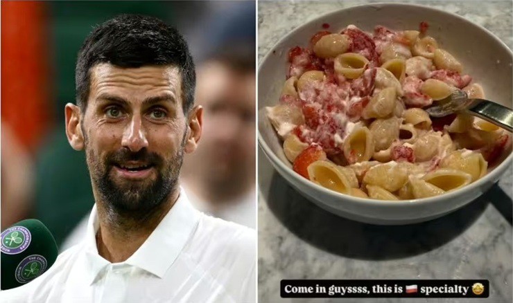 Djokovic tỏ ra không mấy ấn tượng về&nbsp;món ăn sở thích&nbsp;của Swiatek&nbsp;tại Wimbledon