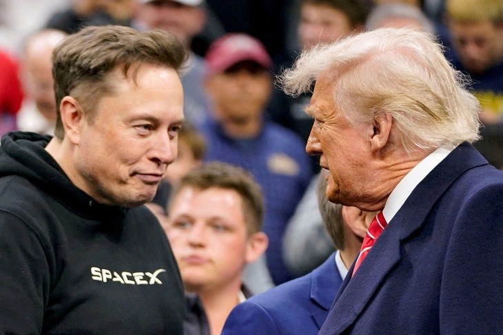 Ông Musk gần đây bày tỏ sự bất bình với dự luật "to và đẹp" của ông Trump dù cả 2 từng có mối quan hệ thân thiết. Ảnh: Reuters