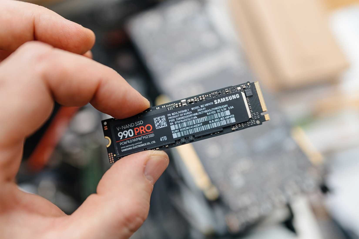 Ổ SSD NVMe thế hệ mới của Samsung.