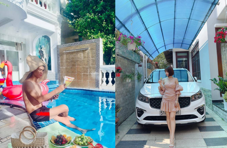 Cuộc sống sang chảnh của vợ chồng Mạc Văn Khoa trong căn biệt thự 50 tỷ đang thuê.