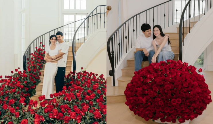 Dịp kỷ niệm Valentine hay sinh nhật, cả hai không chưng diện mà chọn sắc trắng đồng điệu. Trong một cuộc phỏng vấn, mỹ nhân Thái khen Ter Chantavit chân thành, tâm lý, đem đến cho cô bất ngờ thú vị.