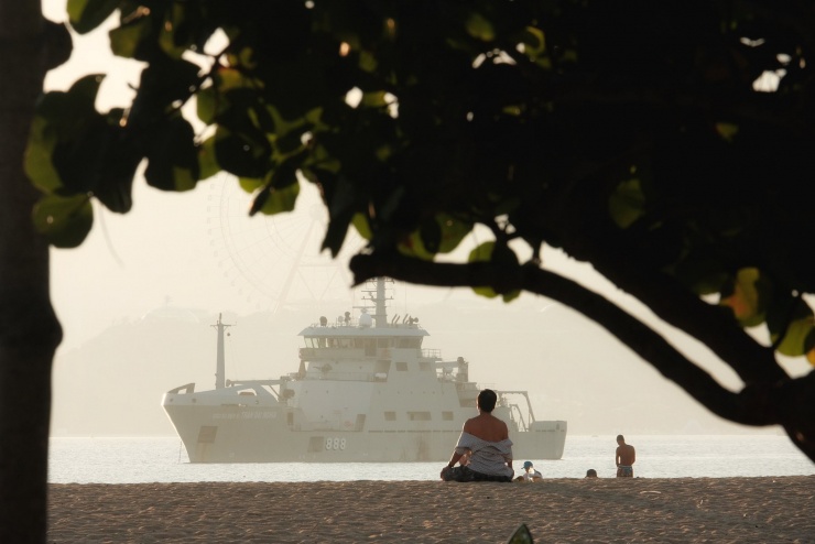 Dừng chân nghỉ ngơi ở Nha Trang.