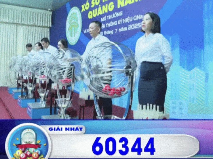 Sự cố hy hữu trong lần quay giải đặc biệt xổ số kiến thiết Quảng Nam