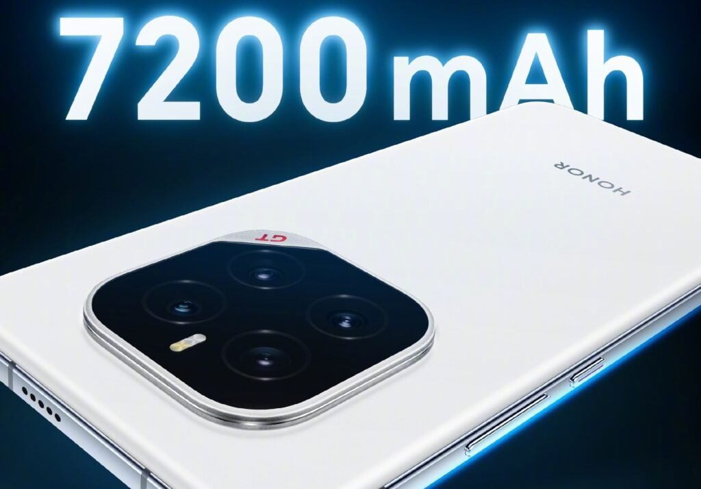 Honor GT Pro sở hữu viên pin 7.200 mAh