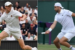 Trực tiếp tennis Sinner - Dimitrov: Giành break point từ sớm (Wimbledon)
