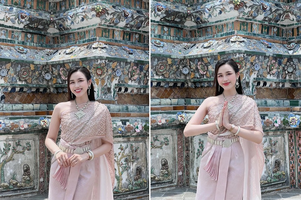 Ngoài tháp prang, khuôn viên chùa còn có nhiều góc chụp đẹp khác như những bức tượng, những ngôi nhà truyền thống, hay những bông hoa nhiệt đới.