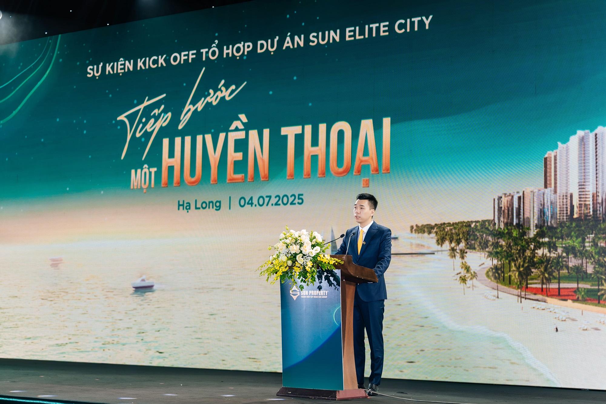 Đại diện Sun Property – thành viên Sun Group chia sẻ tại sự kiện