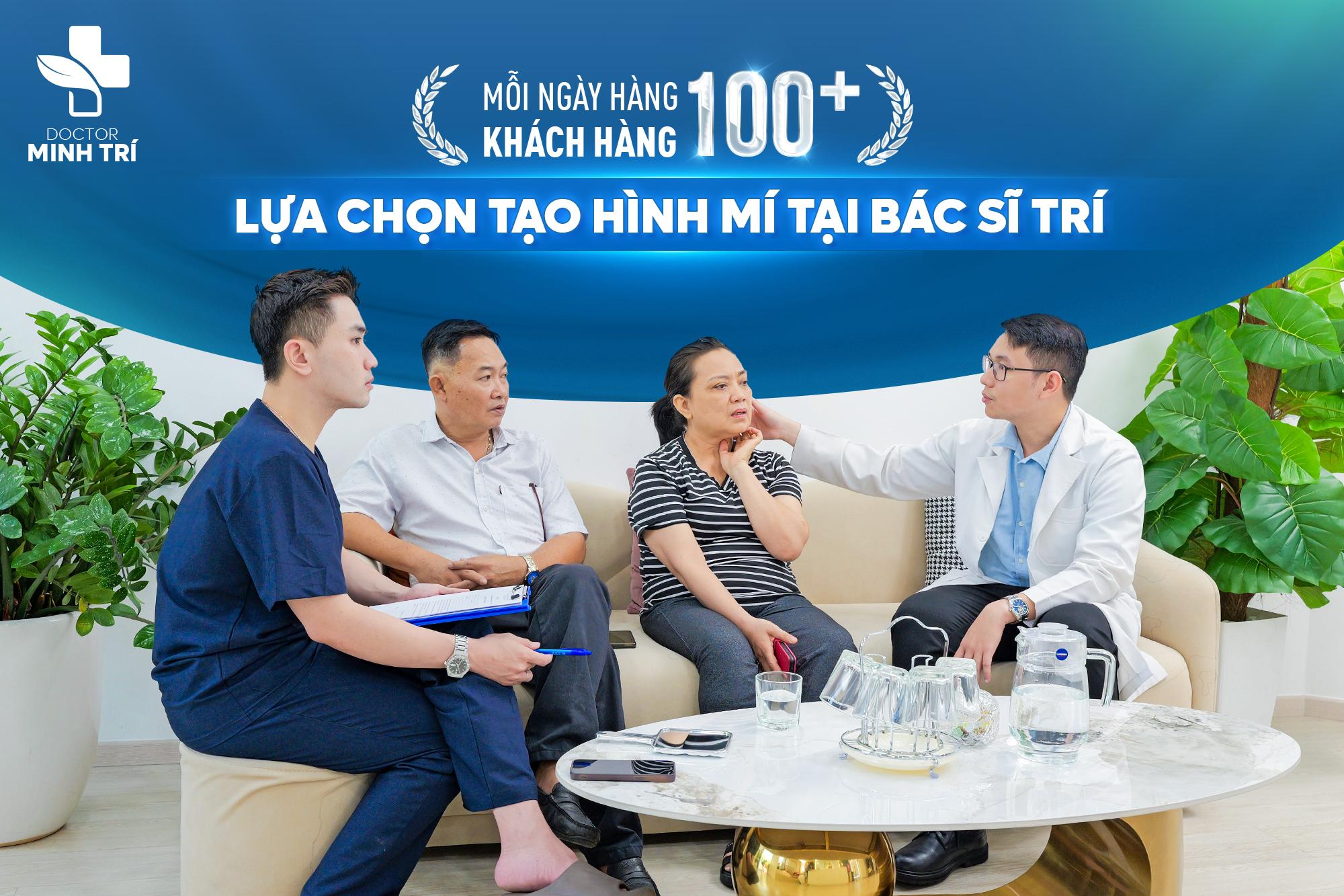 Hàng trăm khách hàng mỗi ngày tin chọn tạo hình mí không phẫu thuật Biolid Sculpt tại Bác sĩ Minh Trí