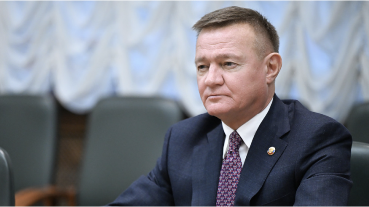 Bộ trưởng Giao thông Nga Roman Starovoit. Ảnh: Sputnik