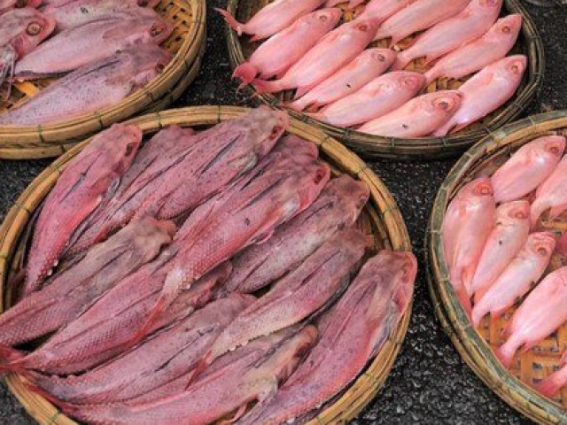 Cá “nhuộm phẩm“ ở Đà Nẵng là do được rửa bằng nước ngọt có màu?