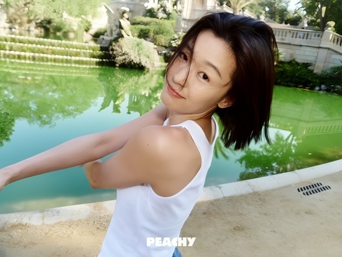 Diễn viên Jeon Ji Hyun gây bất ngờ khi cắt kiểu tóc bob sắc sảo, cá tính. Cô cũng cho biết đã chia tay công ty quản lý lâu năm và thành lập một đơn vị quản lý hoàn toàn mới, Peach Company. Ảnh: Instagram