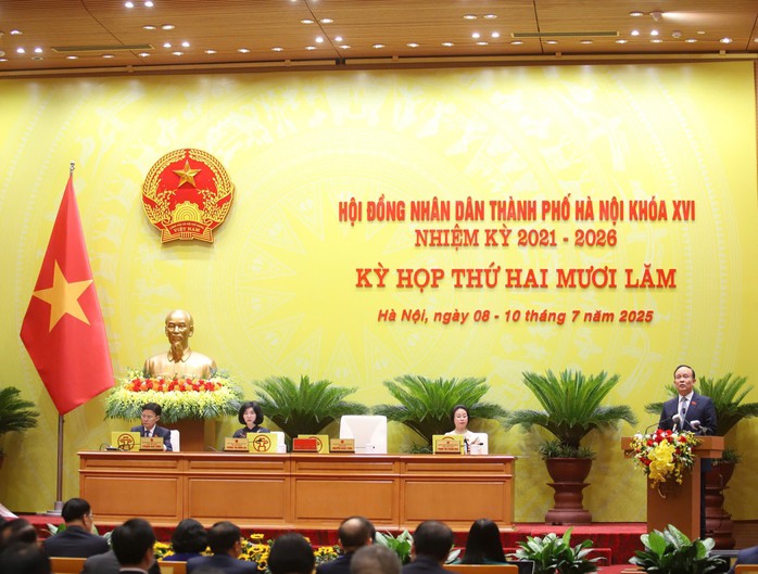 HĐND TP Hà Nội chính thức khai mạc kỳ họp thứ 25 - kỳ họp thường lệ giữa năm
