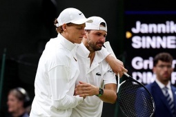 Video tennis Sinner - Dimitrov: Sự cố ngỡ ngàng, đoạt vé may mắn (Wimbledon)