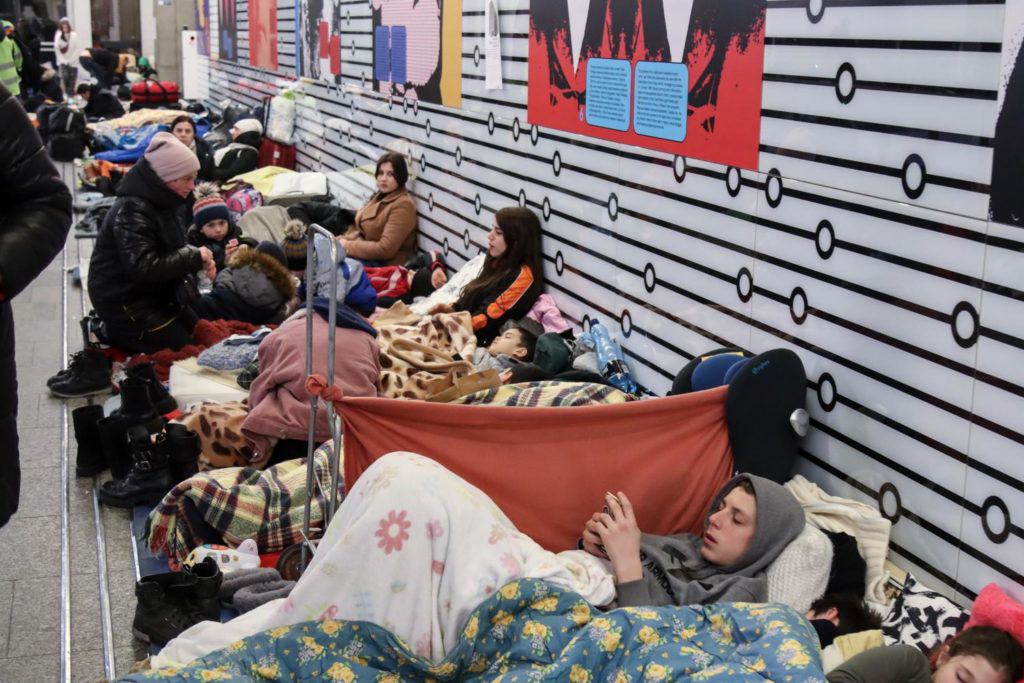 Người tị nạn Ukraine ở Ba Lan vào tháng 3/2022. Ảnh: Euromaidan Press.