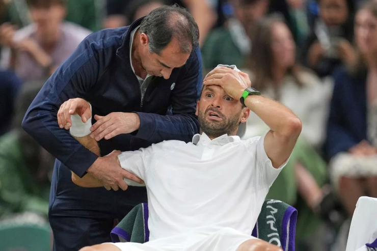 Dimitrov quá đen đủi, phải bỏ cuộc giữa chừng ở 5 giải Grand Slam liên tiếp