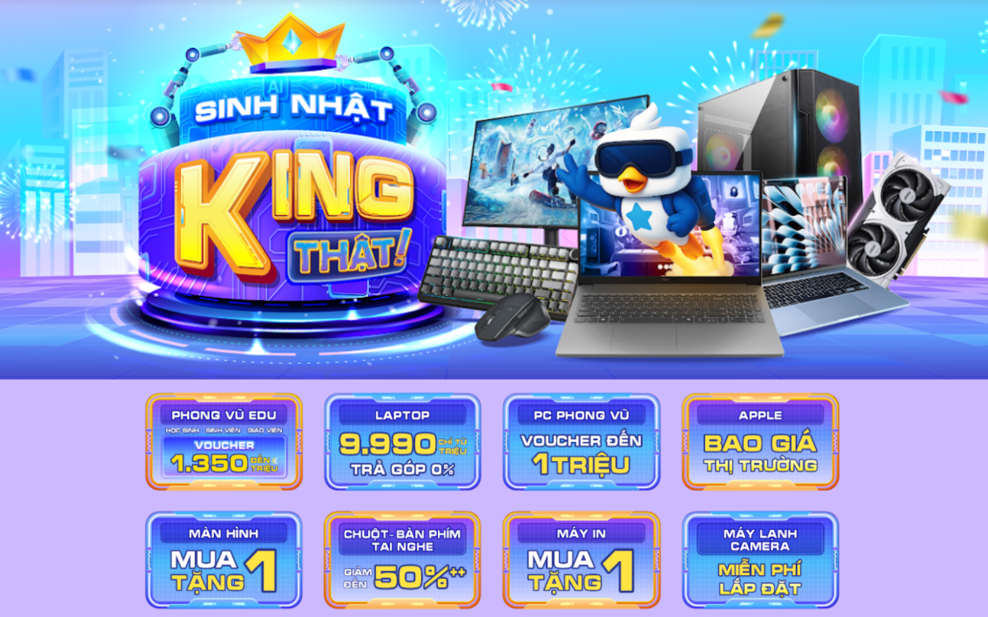 Chương trình siêu sale nhân dịp sinh nhật lần thứ 28 của Phong Vũ