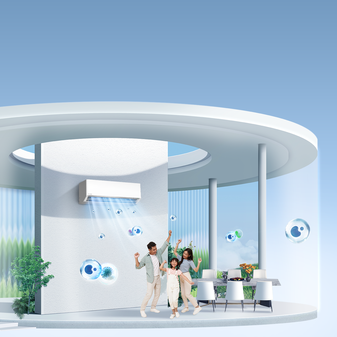 Điều hoà Panasonic XU mới đồng hành cùng gia đình Việt kiến tạo tổ ấm sống khoẻ mát lành