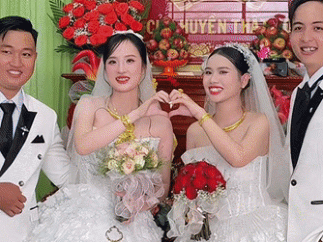 Chị gái lấy chồng, em trai cưới vợ cùng ngày, đám cưới nhiều điều thú vị