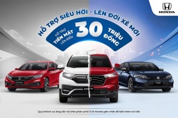 Honda khuyến mại hấp dẫn cho khách hàng đổi xe mới chính hãng