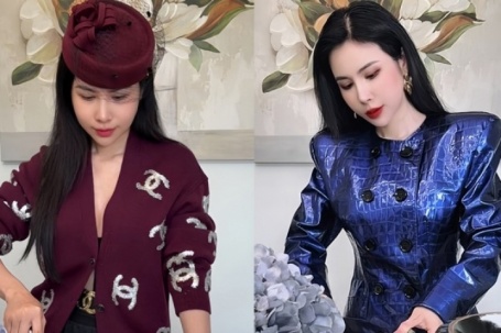 Thời trang vào bếp xa xỉ của hoa hậu Hoàng Dung khi ở Mỹ