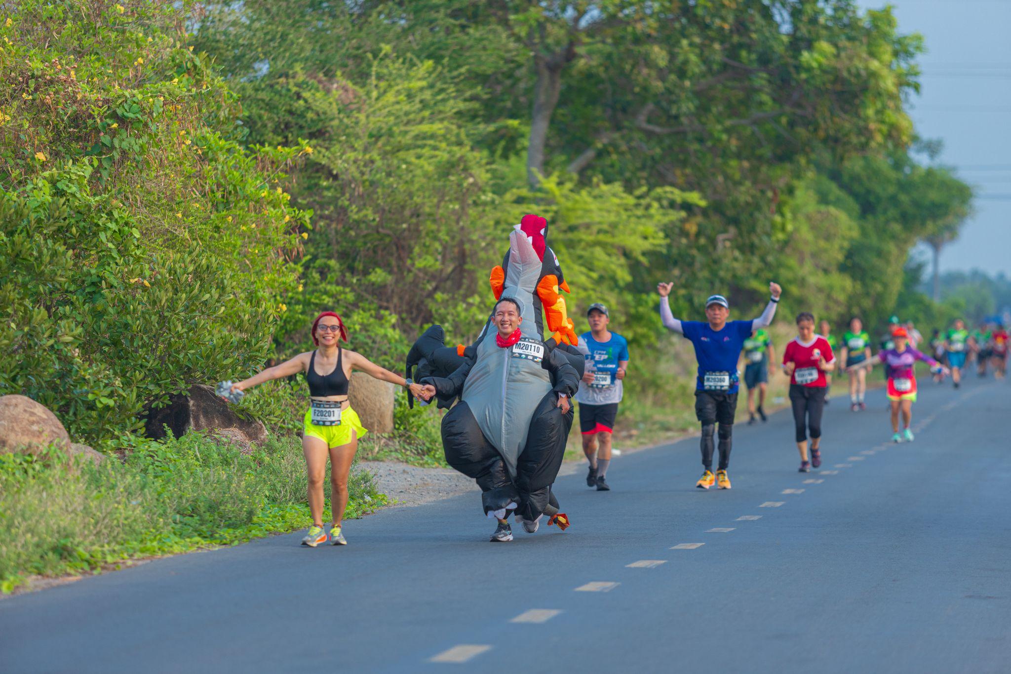 Cung đường ủa giải chạy marathon năm 2023 tại Tây Ninh. Ảnh: Nexus