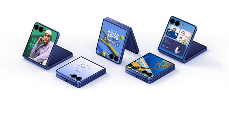 Mẫu Galaxy Z Flip7 mới ra mắt của Samsung.