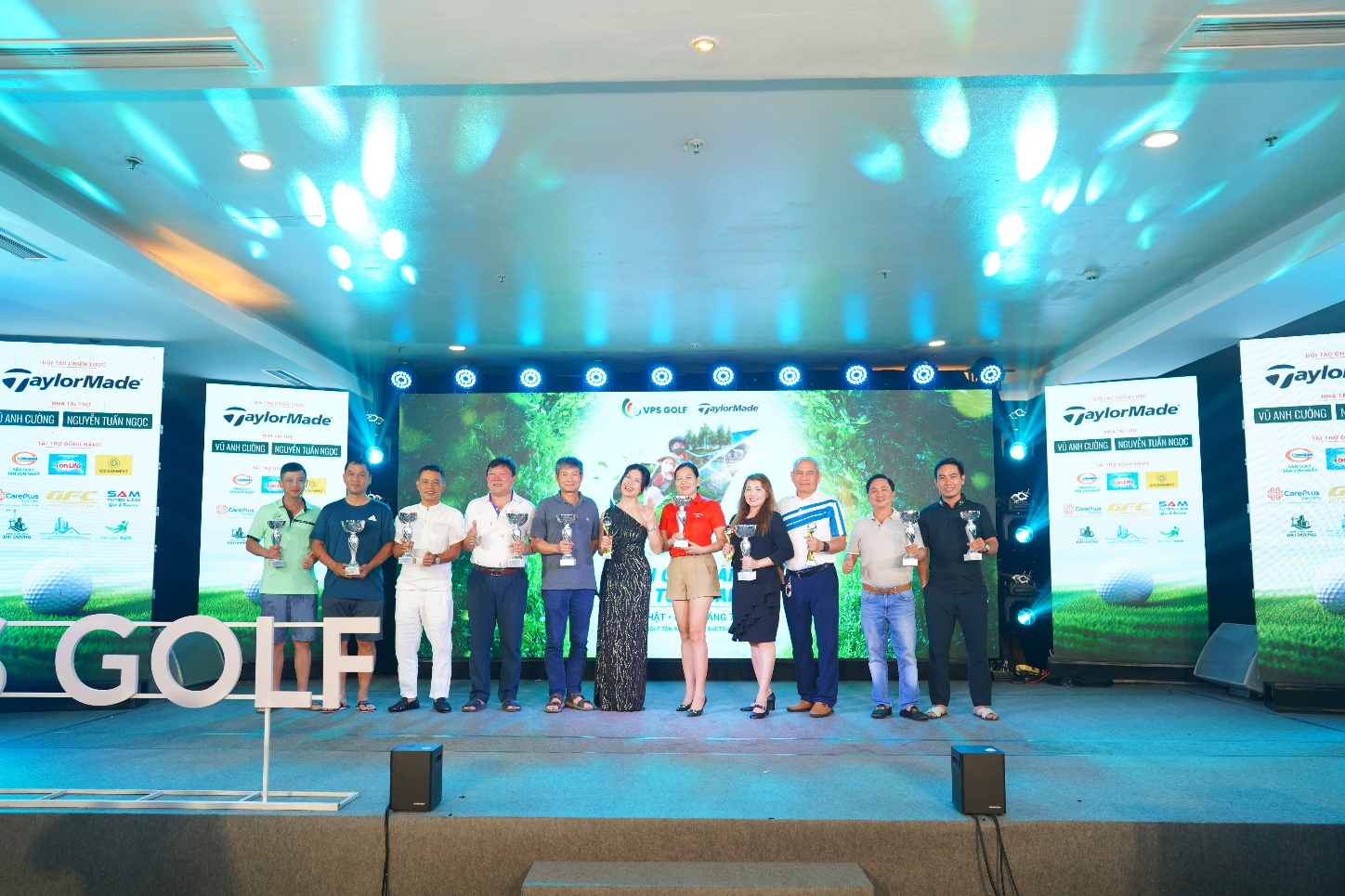 Các golfer đạt giải tại giải golf “Sài Gòn Xanh”