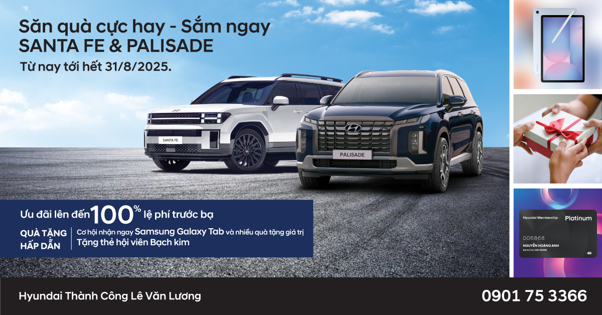 Săn quà cực hay – sắm ngay Santa Fe & Palisade - 1