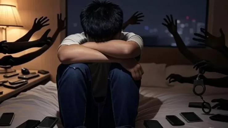 Đội Đặc nhiệm Công an TP.HCM đã giải cứu nam thanh niên bị các đối tượng thao túng tâm lý. Ảnh minh họa do AI tạo