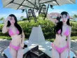 Em gái Văn Toàn diện bikini khoe làn da trắng như bông bưởi