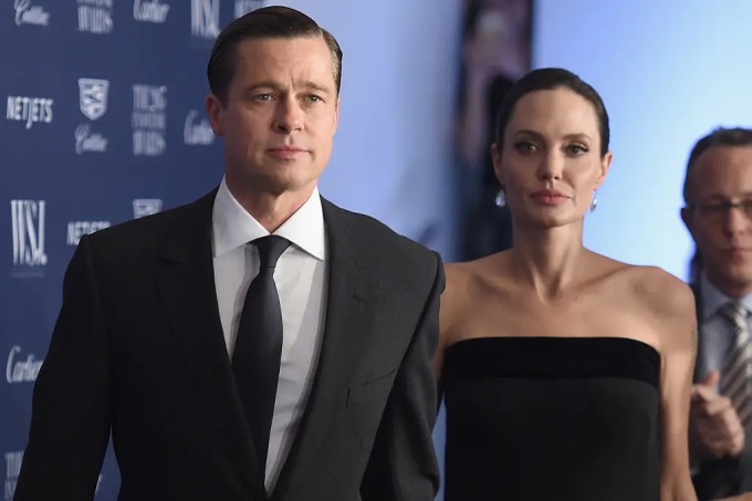 Brad Pitt và Angelina Jolie. Ảnh: Page Six