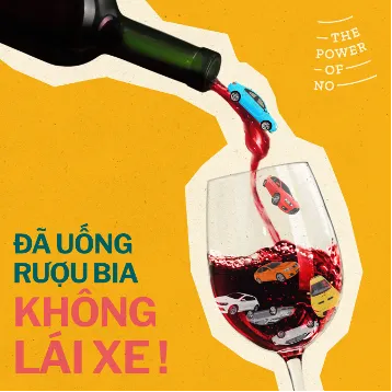 Nâng cao ý thức "đã uống rượu bia không lái xe". ẢNH: APISWA