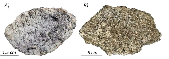 Các thiên thạch Northwest Africa 15915 và Ksar Ghilane 022 - Ảnh: NASA