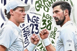 Thư hùng đỉnh cao: " Vua " tennis Sinner có thắng được " ông trùm " Wimbledon Djokovic?
