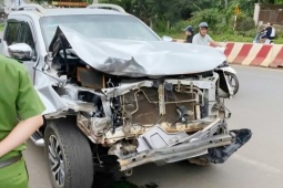 Người dân truy đuổi 10 km bắt tài xế gây tai nạn liên hoàn