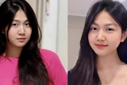 Con gái 16 tuổi của Mạnh Trường được khen như  ' hoa hậu tương lai ' 