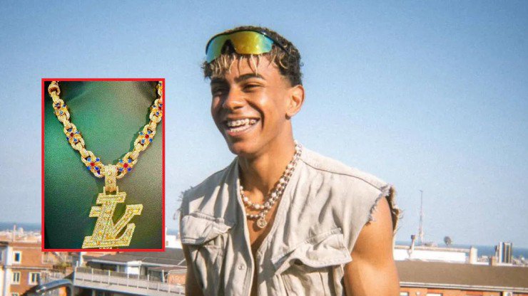 Yamal được Rapper El Alfa tặng dây chuyền đính kim cương trị giá 400.000 euro