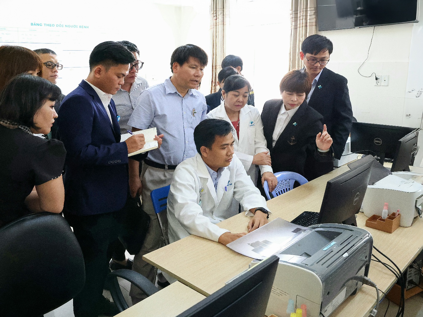 Hình ảnh tham quan bệnh viện Hoàn Mỹ Cửu Long và quy trình nhập Hồ sơ bệnh án điện tử