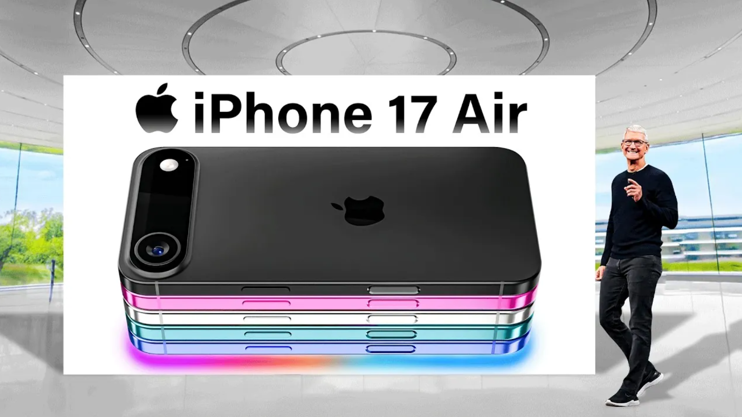Ảnh concept iPhone 17 Air.