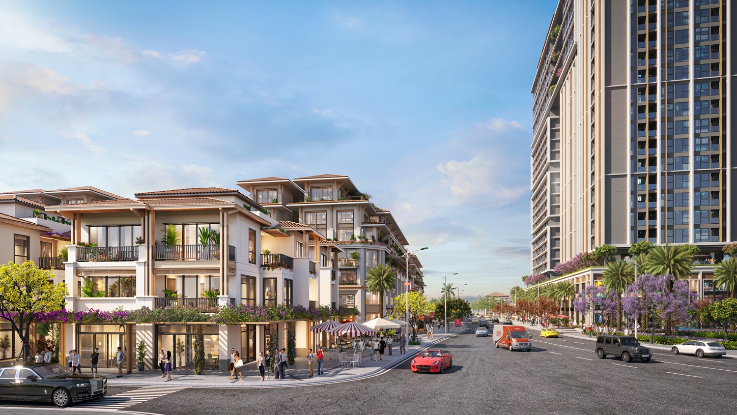 Phối cảnh minh họa nội khu The RiO. Ảnh Sun Property