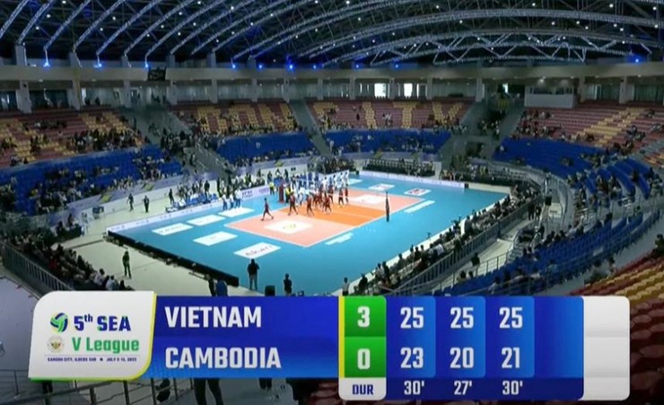 Tuyển nam Việt Nam thắng 3-0 trước Campuchia