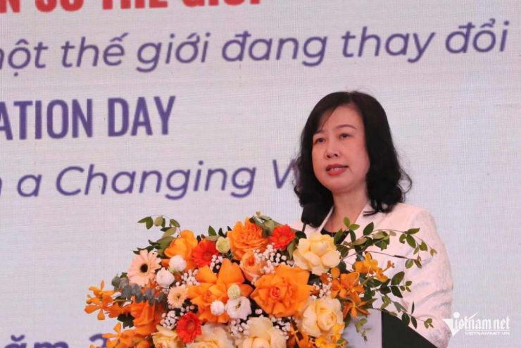 Bộ trưởng Y tế Đào Hồng Lan. Ảnh: Võ Thu 