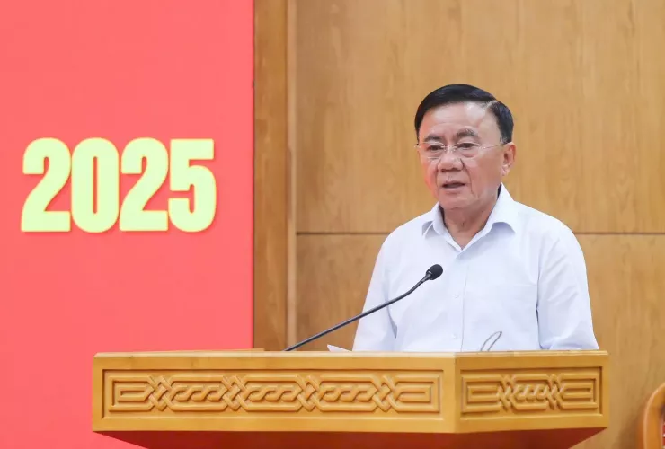 Thường trực Ban Bí thư Trần Cẩm Tú. Ảnh: PV.