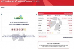 Ngay trong đầu tuần ra mắt, xổ số tự chọn Lotto 5/35 liên tiếp có người trúng Độc đắc