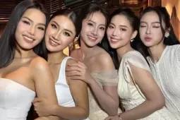 Bức ảnh gây sốt của Hoa hậu Hà Trúc Linh và Á hậu Châu Anh, Vân Nhi