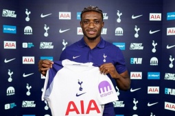 Trực tiếp chuyển nhượng chiều 11/7: Tottenham chính thức công bố Kudus 55 triệu bảng