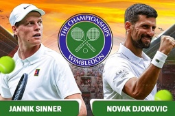 Trực tiếp tennis Sinner - Djokovic: Số 1 thế giới trả nợ hay thêm nợ (Wimbledon)